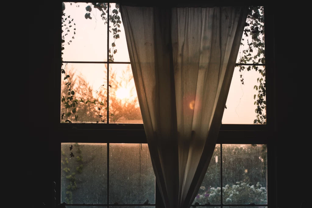 une ambiance matinale douce et lumineuse