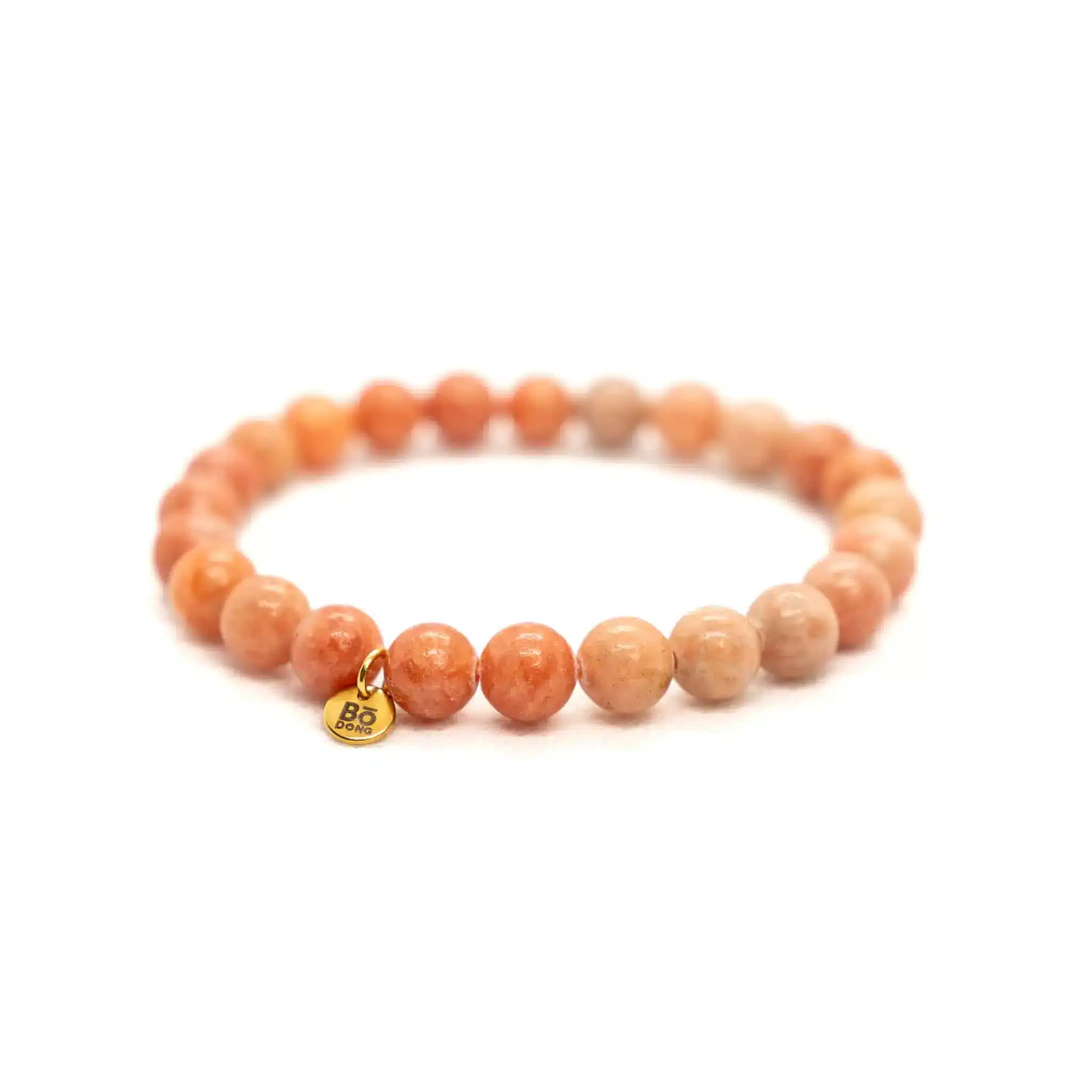 Bracelet Calcite Orange Bo-DONG | Joie & Positivité Bracelet en Calcite Orange – pierre de joie et d’énergie solaire