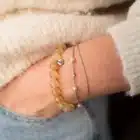 Bracelet Citrine porté – bijou lumineux pour énergie positive et confiance