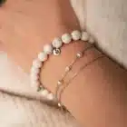 Bijou en Howlite blanche – Bo-DONG – sérénité intérieure et purification