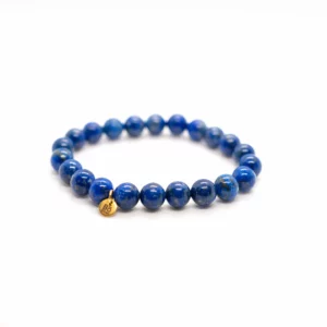 Bracelet Lapis Lazuli Bo-DONG Signature – pierre de vérité, expression et clarté mentale